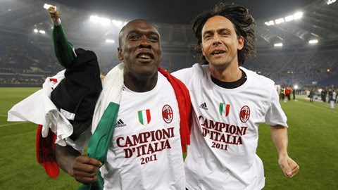 AC Milan sa thải Seedorf, bổ nhiệm Inzaghi thay thế