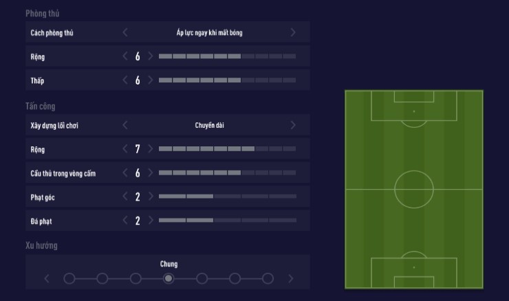 Đội hình 5-3-2 và chiến thuật phản công hiệu quả