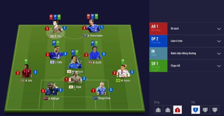 Đội hình 5-3-2 và chiến thuật phản công hiệu quả